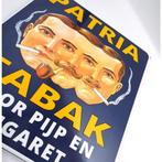 Patria tabak emaillen reclame bord retro cafe bar decoratie, Verzamelen, Merken en Reclamevoorwerpen, Reclamebord, Ophalen of Verzenden