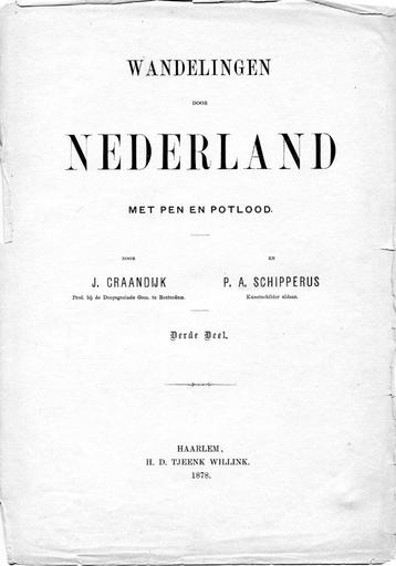 Boek, Craandijk Wandelingen, Deel 3, 1878-(#8548) beschikbaar voor biedingen