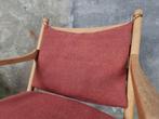 Deens Design Hans Wegner CH44 Easy Chair | Eikenhout Stoel, Huis en Inrichting, Stoelen, Gebruikt, Bruin, Mid Century Design Vintage Retro Deens Denemarken