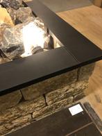 Vijverranden muurafdekken zwart Jet Black basalt natuursteen, Ophalen, Nieuw