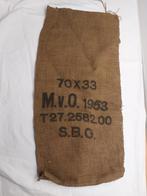 Jute zandzakken MvO 1953 1954  13 stuks, Ophalen of Verzenden, Landmacht, Nederland