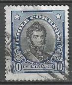 Chili 1915/1927 - Yvert 113 - Bernardo O'Higgins  (ST), Postzegels en Munten, Postzegels | Amerika, Zuid-Amerika, Ophalen, Gestempeld