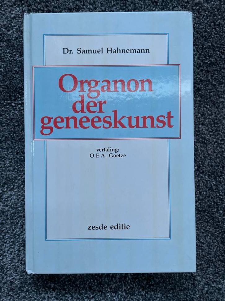 Organon der geneeskunst - Hahnemann, Boeken, Godsdienst en Theologie, Gelezen, Overige religies, Ophalen of Verzenden