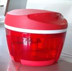 Tupperware mini Quick Chef Rood hakmolen uiensnijder, Huis en Inrichting, Ophalen of Verzenden, Zo goed als nieuw, Rood, Overige typen