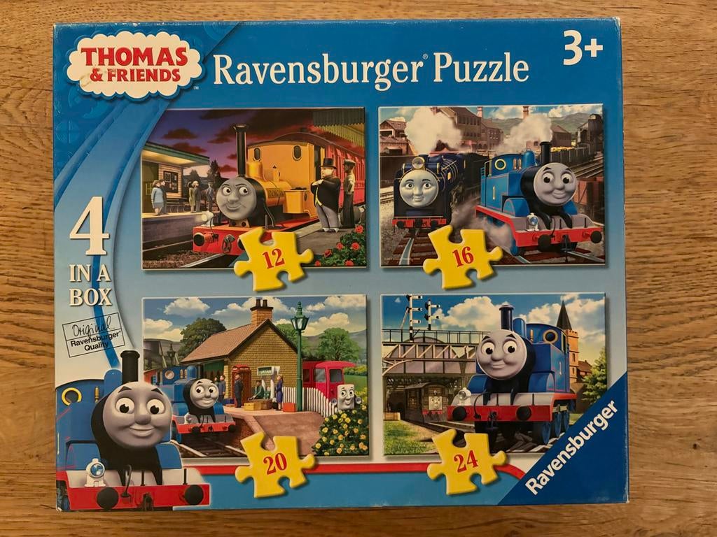 Thomas de Trein Puzzel - Ravensburger, Ophalen of Verzenden, Meer dan 50 stukjes, Zo goed als nieuw, 2 tot 4 jaar