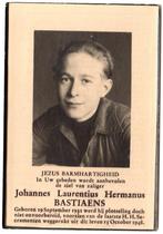 Johannes L.H. Bastiaens 1931-1948 Maastricht, 17 jaar, Verzamelen, Bidprentjes en Rouwkaarten, Verzenden