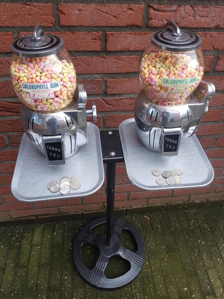 FIFTIES SIXTIES NOOTJES AUTOMATEN ATLAS BANTAM OP VOET, Verzamelen, Automaten | Overige, Zo goed als nieuw, Ophalen