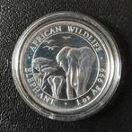 1 Oz Silver Olifant / Elephant 2015 munt - Somalië, Ophalen of Verzenden, Zilver