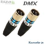 IBIZA XLR-EOL XLR-male 120 Ohm DMX afsluitweerstanden, Muziek en Instrumenten, Licht en Laser, ., Nieuw, Ophalen of Verzenden