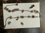 Pandora bedels en of armband (lees omschrijving), Sieraden, Tassen en Uiterlijk, Armbanden, Ophalen of Verzenden, Zo goed als nieuw