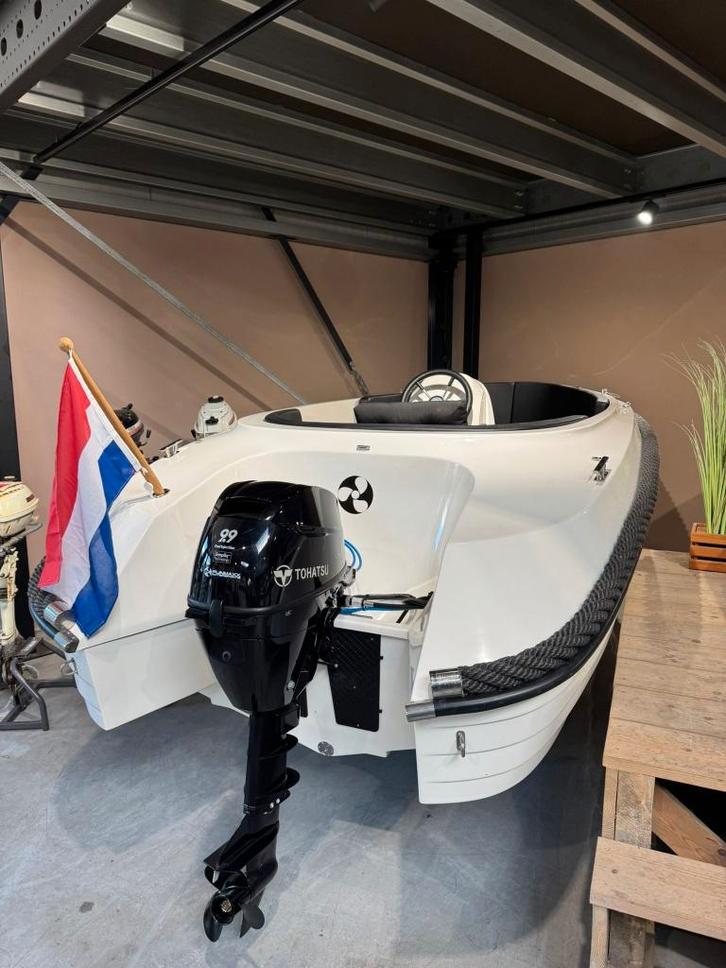 2de Kerstdag geopend - Oudhuijzer 471 - Tohatsu 9.9pk, Watersport en Boten, Sloepen, Zo goed als nieuw, Tot 10 pk, 3 tot 6 meter