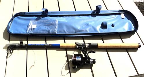 2 spinhengels 270cm / 210 cm met molens, Watersport en Boten, Hengelsport | Roofvissen, Zo goed als nieuw, Werphengel, Ophalen