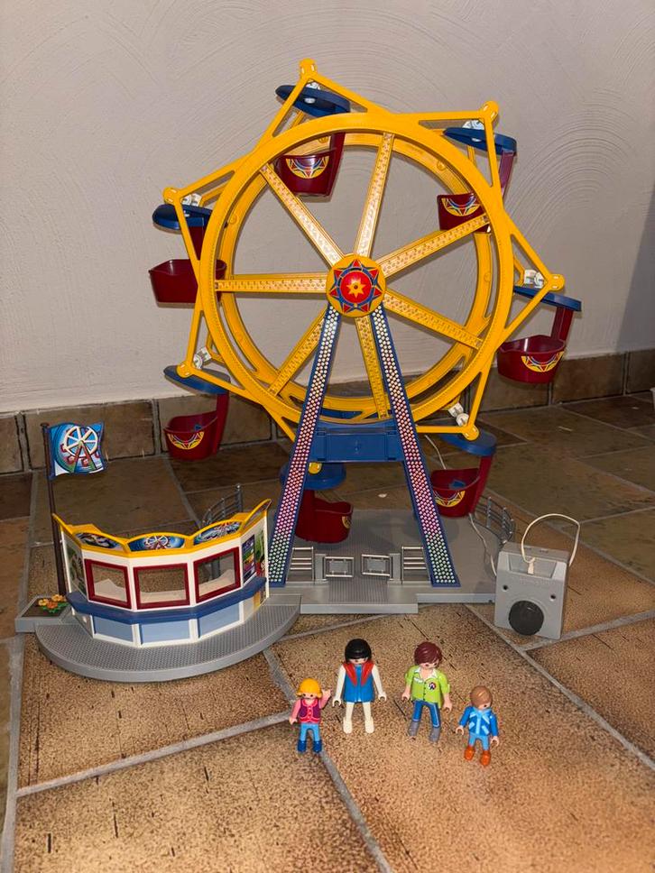 Playmobil Reuzenrad Kermis, Kinderen en Baby's, Speelgoed | Playmobil, Gebruikt, Complete set, Ophalen