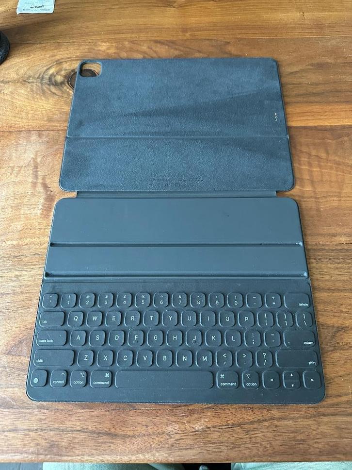 Apple Smart Keyboard Folio 12.9 inch Zwart, Computers en Software, Apple iPads, Zo goed als nieuw, Apple iPad, 12 inch, Zwart
