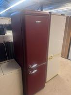 Schneider bordeau rode koelkast schoon garantie, 45 tot 60 cm, Met vriesvak, 160 cm of meer, Ophalen of Verzenden