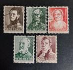 nvph 392 - 396 gestempeld Zomerzegels 1941, Postzegels en Munten, Postzegels | Nederland, Verzenden, Na 1940, Gestempeld