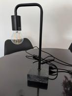 Marmeren lampen zwart, Huis en Inrichting, Lampen | Tafellampen, Ophalen, Zo goed als nieuw, Minder dan 50 cm