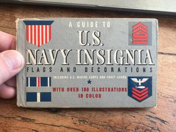 WO2 Amerikaans Navy Insignia Book medailles emblemen USMC beschikbaar voor biedingen