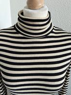 King Louie maat Xl gestreepte coltrui rolkraag 2447, Zwart, Maat 46/48 (XL) of groter, Ophalen of Verzenden, Zo goed als nieuw