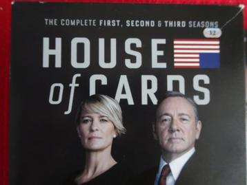 House of Cards seizoen 1 t/m 5 beschikbaar voor biedingen