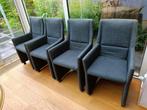 Eetkamerstoelen grijze stof, Ophalen, Gebruikt, Vier, Stof