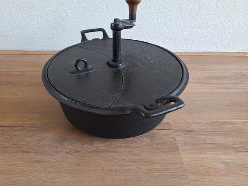 Grote antieke koffiebrander in hele goede staat., Antiek en Kunst, Antiek | Keukenbenodigdheden, Ophalen of Verzenden