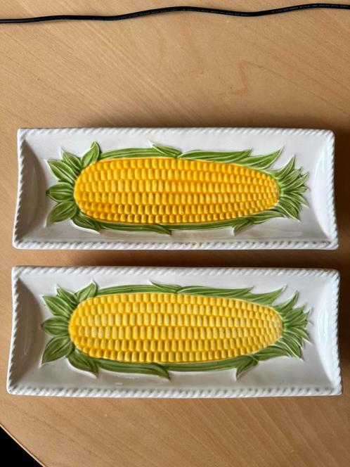 maïskolfschalen 2x uit Japan, Antiek en Kunst, Antiek | Servies los, Verzenden