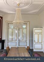 Zakkroonluchter zilver of goud Kroonluchter - winkel, Ophalen of Verzenden, 75 cm of meer