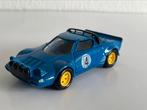 Lancia Stratos blauw van metaal (Norev) te koop. 1:43, Ophalen of Verzenden, Gebruikt, Auto, Norev