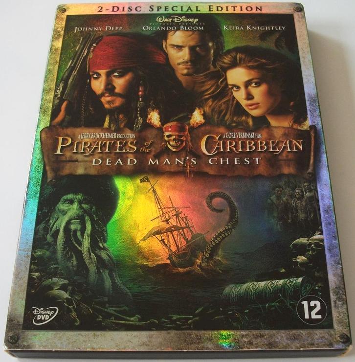 Dvd *** PIRATES OF THE CARIBBEAN *** Dead Man's Chest, Cd's en Dvd's, Dvd's | Avontuur, Zo goed als nieuw, Boxset, Vanaf 12 jaar