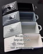 Keramische mini braadschaaltjes in vier kleuren verkrijgbaar, Huis en Inrichting, Keuken | Potten en Pannen, Ophalen of Verzenden