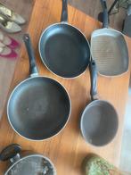 4 pannen en 2 ketels met deksel, Ophalen of Verzenden, Zo goed als nieuw, Pannenset
