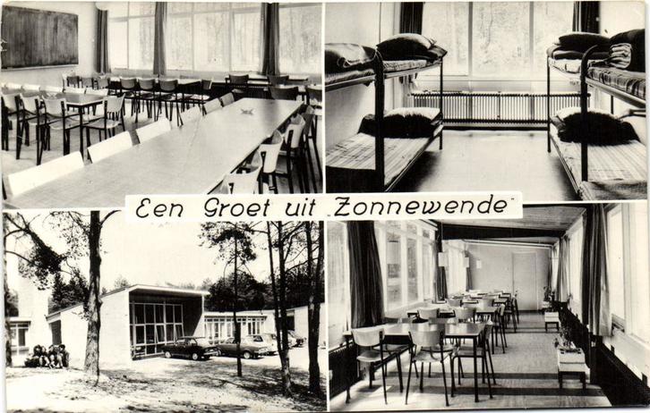 Een groet uit Zonnewende - St. Michielsgestel - 4 afb - gelo, Verzamelen, Ansichtkaarten | Nederland, Gelopen, Noord-Brabant, Voor 1920