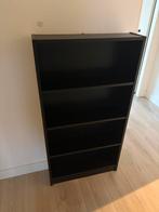 Boekenkast klein zwart, Ophalen, 50 tot 100 cm, Zo goed als nieuw, 150 tot 200 cm