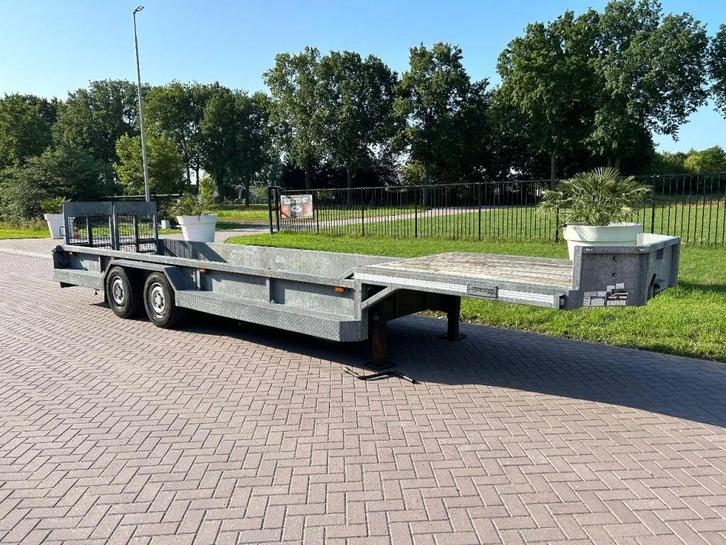 VELDHUIZEN Be oplegger kuip 10 ton LUCHTGEVEERDE DIEPLADER, Auto's, Vrachtwagens, Bedrijf, Te koop, Aanhangers en Opleggers, Overige brandstoffen