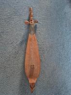 Antieke houten citer met snijwerk, Muziek en Instrumenten, Snaarinstrumenten | Overige, Ophalen of Verzenden, Gebruikt, Citer