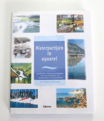 Schilderboek M4193: J.F. Dowden - Waterpartijen in Aquarel beschikbaar voor biedingen