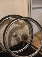 28 inch wielset shimano deore lx 9speed, Fietsen en Brommers, Fietsonderdelen, Wiel, Gebruikt, Algemeen, Ophalen of Verzenden