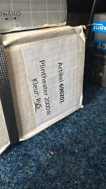 Plint verwarming hetelucht 2000 watt beschikbaar voor biedingen