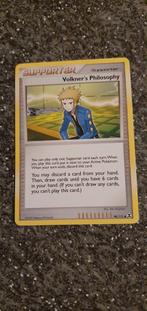 Volkner's Philosophy - Pokémon kaart 98/111 Platinum Rising, Ophalen of Verzenden, Gebruikt, Losse kaart
