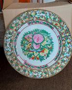 Chinees bord met bloemmotief, Ophalen of Verzenden