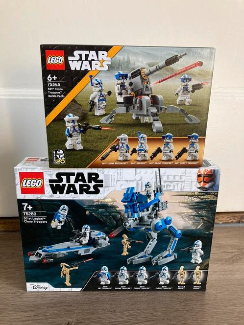 Lego star wars 75280 en 75345 501st clone troopers nieuw, Kinderen en Baby's, Speelgoed | Duplo en Lego, Nieuw, Lego, Complete set