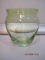 anna groen vaas leerdam 16 cm hoog (371), Antiek en Kunst, Antiek | Glas en Kristal, Ophalen of Verzenden