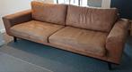3- zitsbank Nous Living Torino cognac, Gebruikt, Driepersoons, 75 tot 100 cm, Ophalen of Verzenden