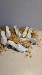 Glitter zilveren kerst schoentjes, Diversen, Kerst, Ophalen of Verzenden