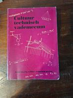 Cultuur technisch vademecum, Ophalen of Verzenden, Gelezen, Overige niveaus