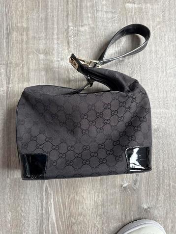 Gucci Handtas Zwart GG-Patroon beschikbaar voor biedingen