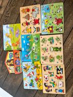 10 houten puzzels, Kinderen en Baby's, Speelgoed | Kinderpuzzels, 10 tot 50 stukjes, Ophalen of Verzenden, Zo goed als nieuw