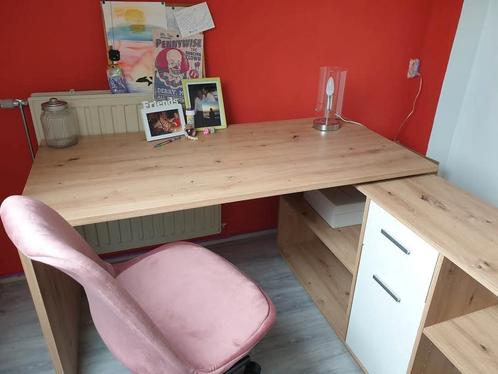 Bureau en Bureaustoel, Huis en Inrichting, Bureaus, Gebruikt, Ophalen