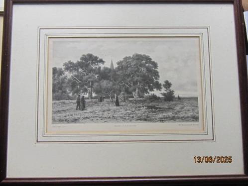 LITHO/STEENDRUK,. A.MOLLINGER,/ FH WEISSENBRUCH Dzn. In mooi, Antiek en Kunst, Kunst | Etsen en Gravures, Ophalen